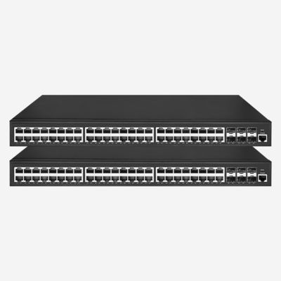 6 10G SFP+ Slots Layer 3 Poe Switch With 48 RJ45 Ports And 1 Console QoS Link Aggregation