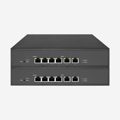 6 Ports Layer 2 30W Managed POE Switch With QoS VLAN Support