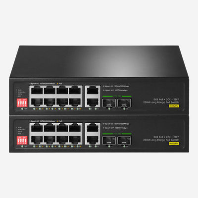 GIGA Tốc độ Unmanaged Ethernet Switch 10/100/1000 Mbps Port Speed Jumbo Frame Hỗ trợ thiết kế tiết kiệm không gian 200mm X 118mm X 44mm