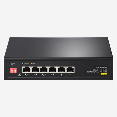 Khả năng chuyển mạch 12Gbps Gigabit Unmanaged Ethernet Switch Featuring 6 RJ45 Port Type