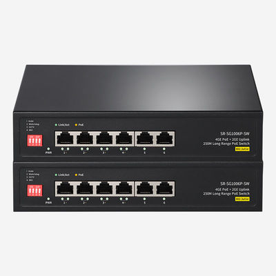 DIP Switch 6 cổng Gigabit Unmanaged Switch 12Gbps Khả năng chuyển đổi lý tưởng cho nhu cầu tìm kiếm B2B